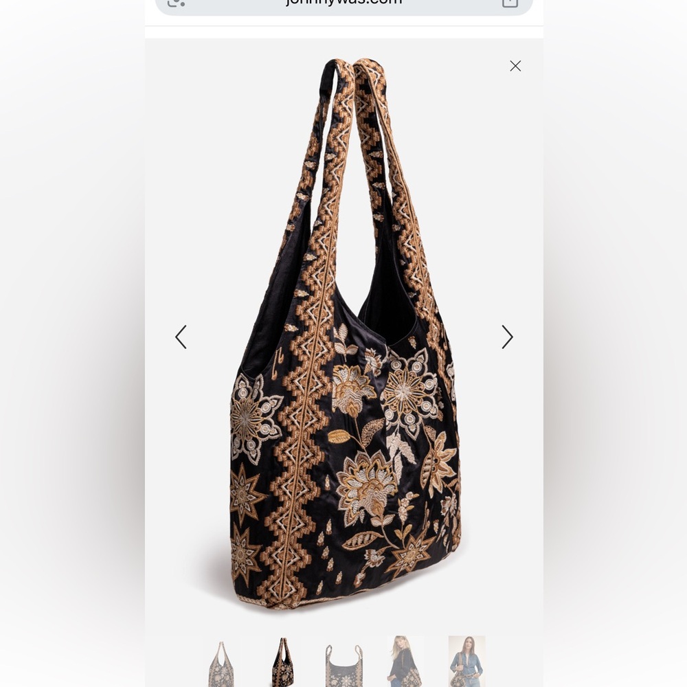 SLOUCHY TOTE JOHNNY WAS